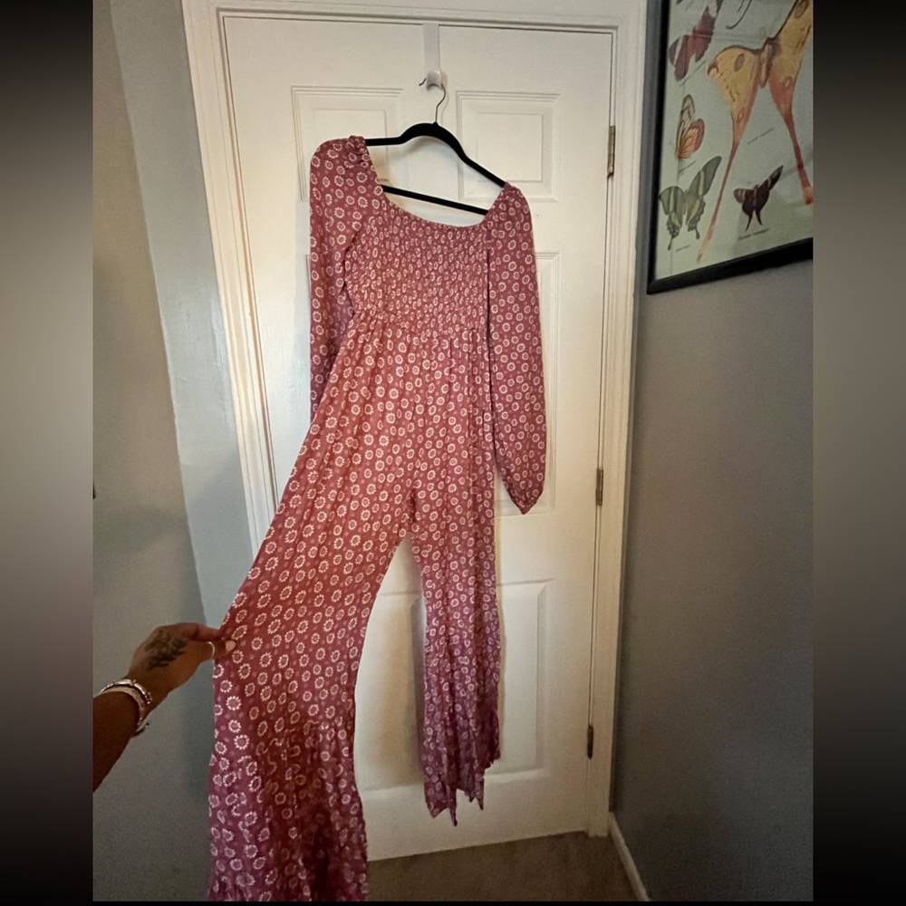 Pink Lily daisy jumpsuit